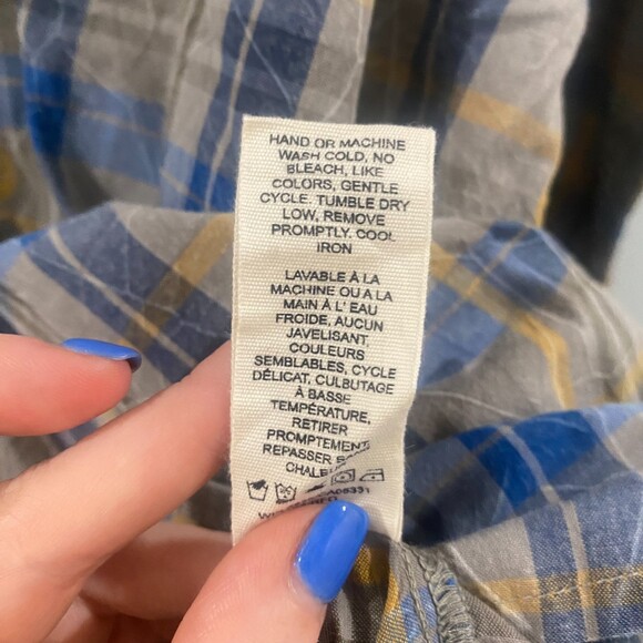 Woolrich Red Creek Long Sleeve Classic Fit Shirt - Crinkle Plaid XL - Picture 8 of 8